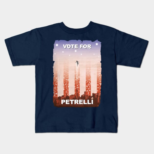 Vote for Nathan Petrelli Kids T-Shirt by rednessdesign